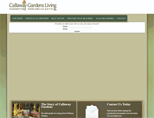 Tablet Screenshot of callawaygardensliving.com